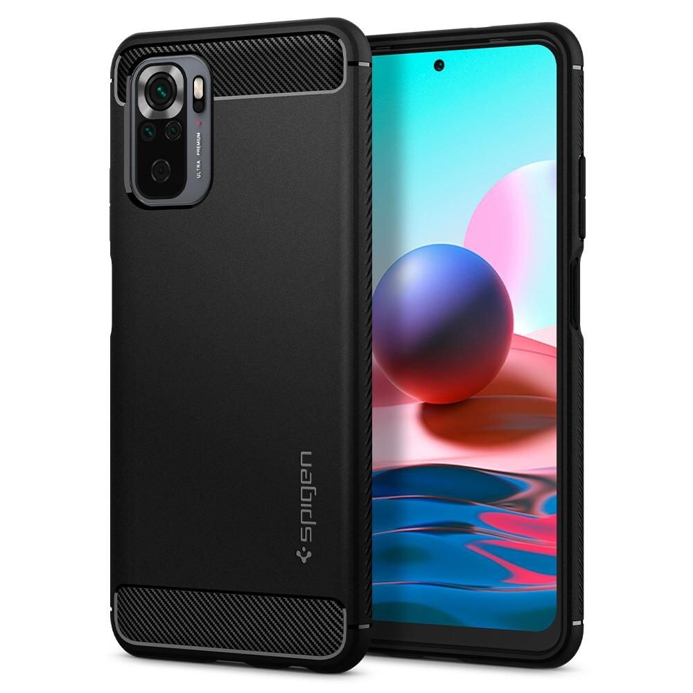 Redmi Note 10 Case Rugged Armor Black