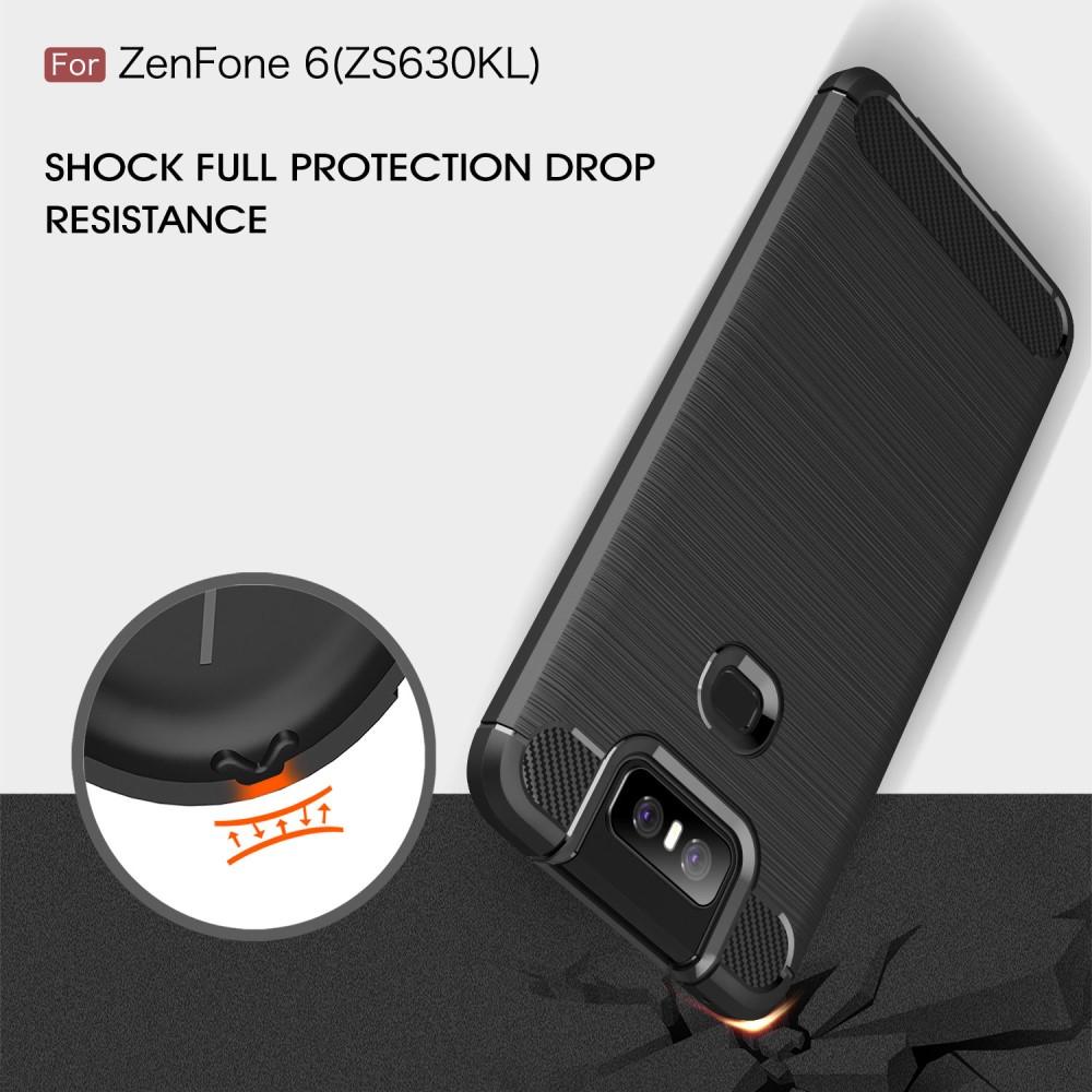 Brushed TPU Case Asus ZenFone 6 Black