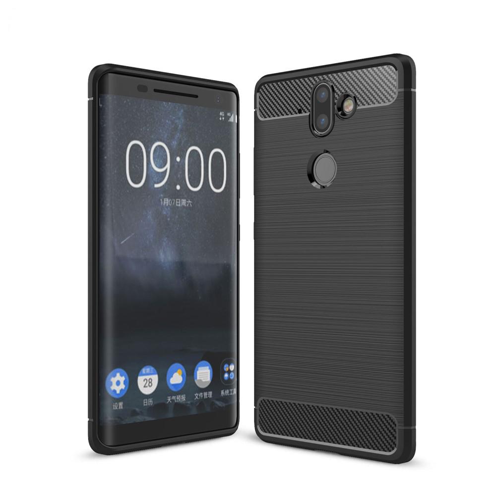 Brushed TPU Case for Nokia 8 Sirocco black