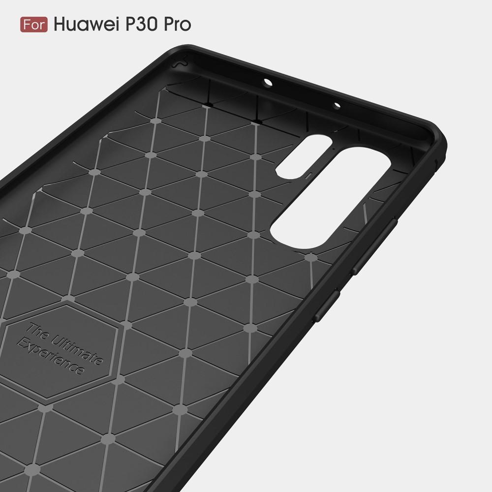 Huawei P30 Pro Skal TPU Brushed Svart