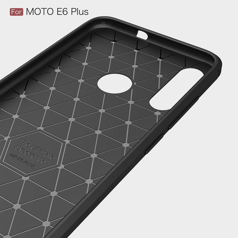 Brushed TPU Case Motorola Moto E6 Plus Black