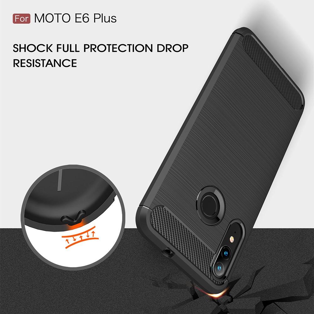 Brushed TPU Case Motorola Moto E6 Plus Black