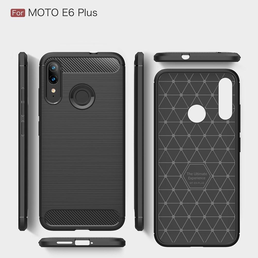 Brushed TPU Case Motorola Moto E6 Plus Black