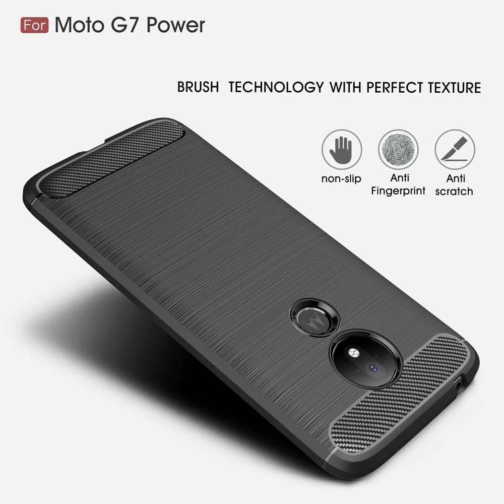 Brushed TPU Case Motorola Moto G7 Power Black