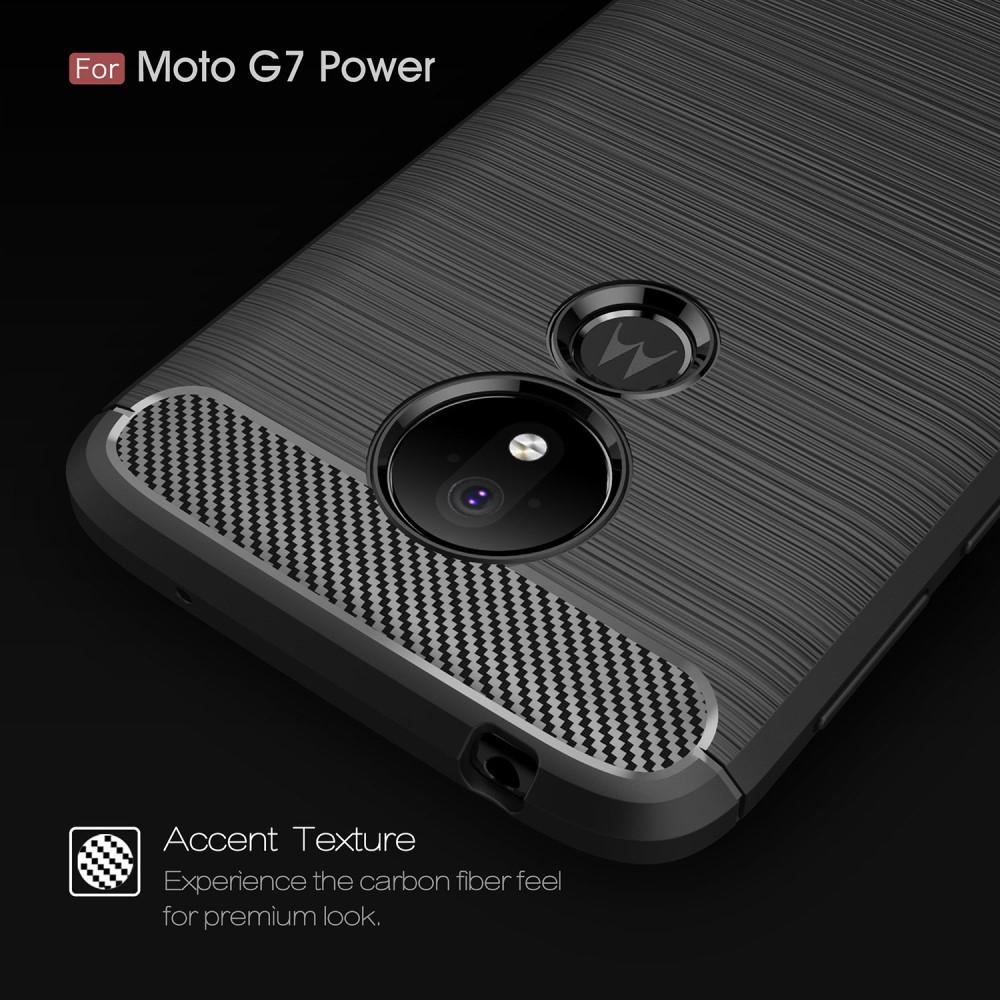 Brushed TPU Case Motorola Moto G7 Power Black