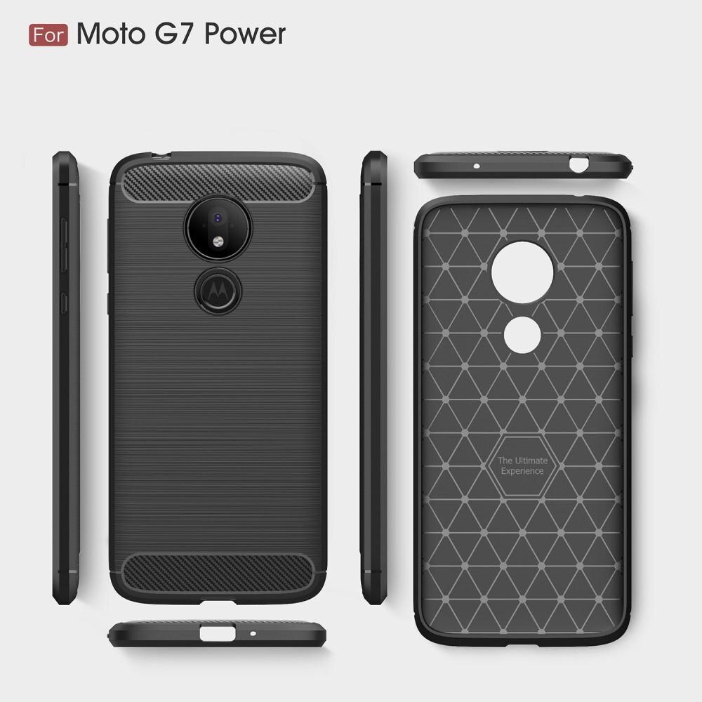 Brushed TPU Case Motorola Moto G7 Power Black