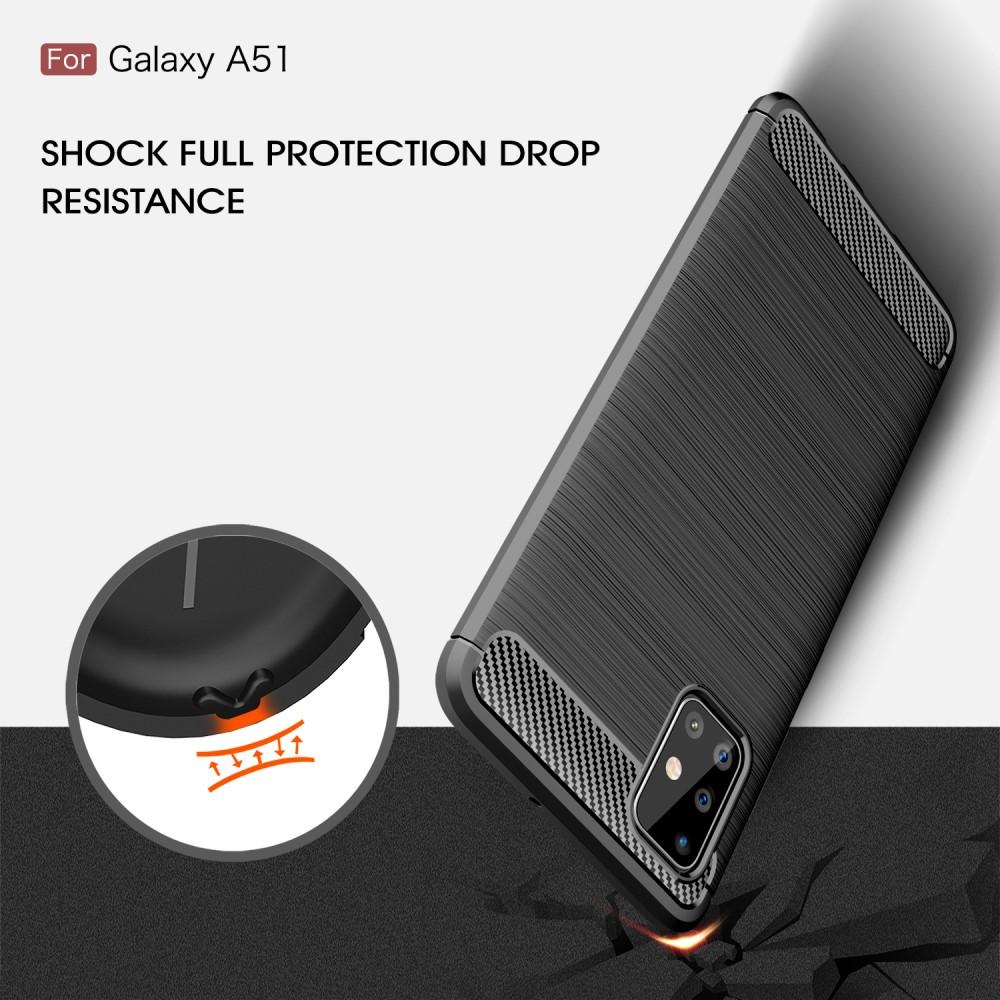 Brushed TPU Case Samsung Galaxy A51 Black