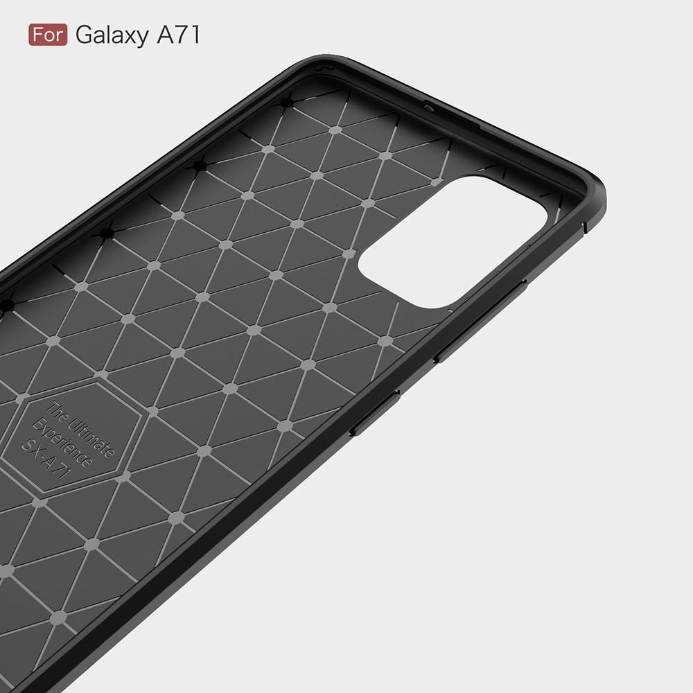 Brushed TPU Case Samsung Galaxy A71 Black