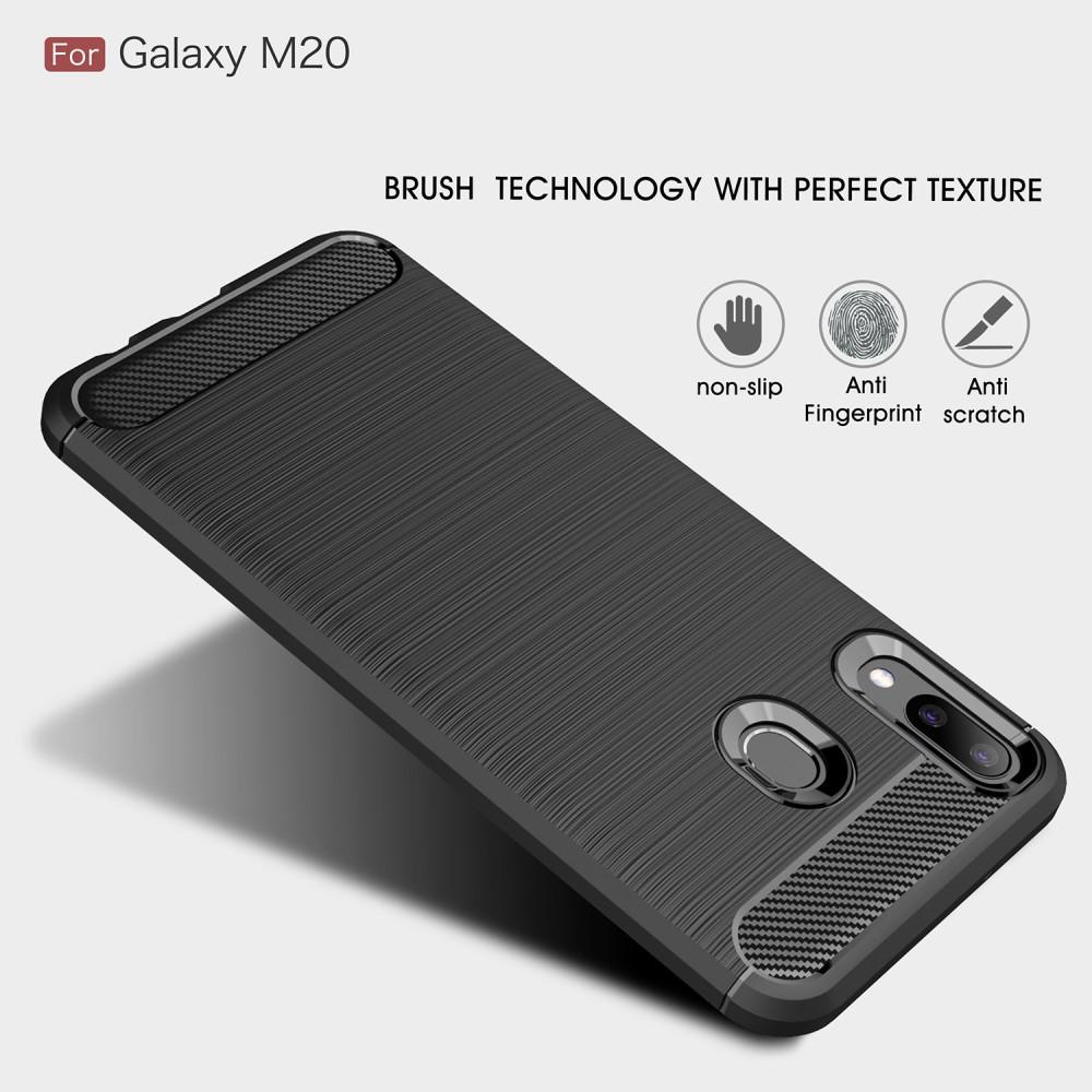 Brushed TPU Case Samsung Galaxy M20 Black
