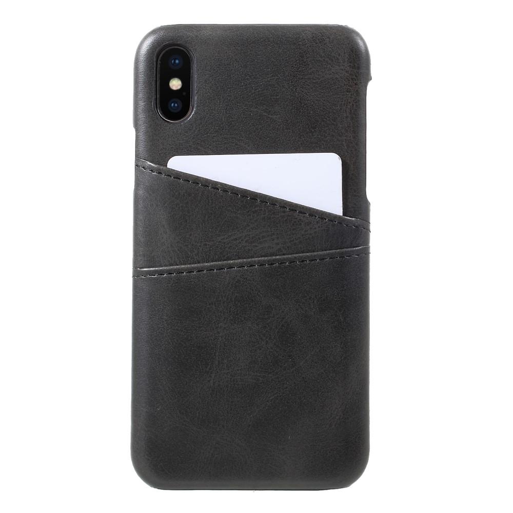 Card Slots Case iPhone X/Xs svart