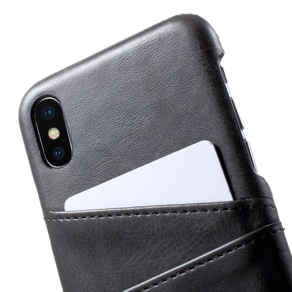 Card Slots Case iPhone X/Xs svart