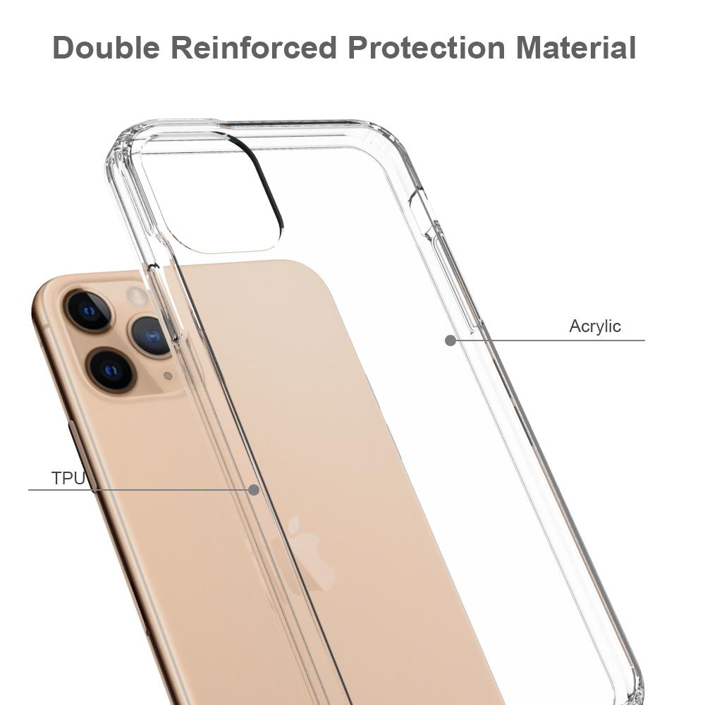 Crystal Hybrid Case iPhone 11 Pro Max Transparent