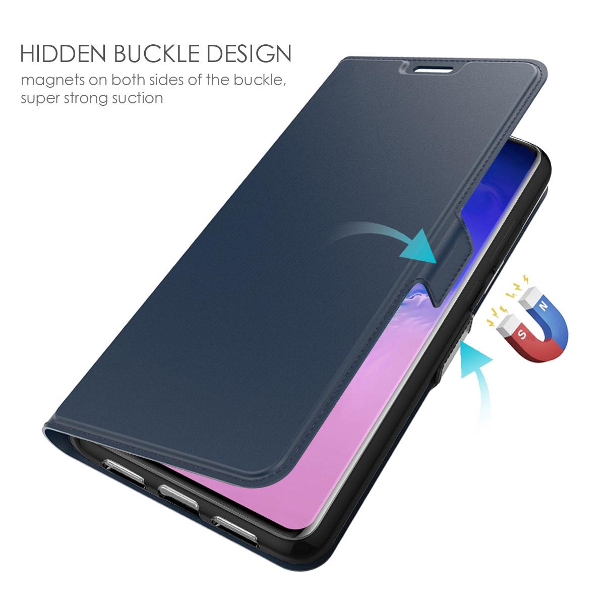 Slim Card Wallet Galaxy S10 Lite marinblå