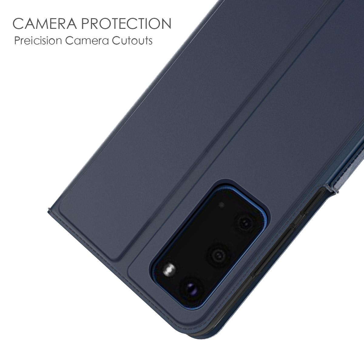 Slim Card Wallet Galaxy S20 marinblå