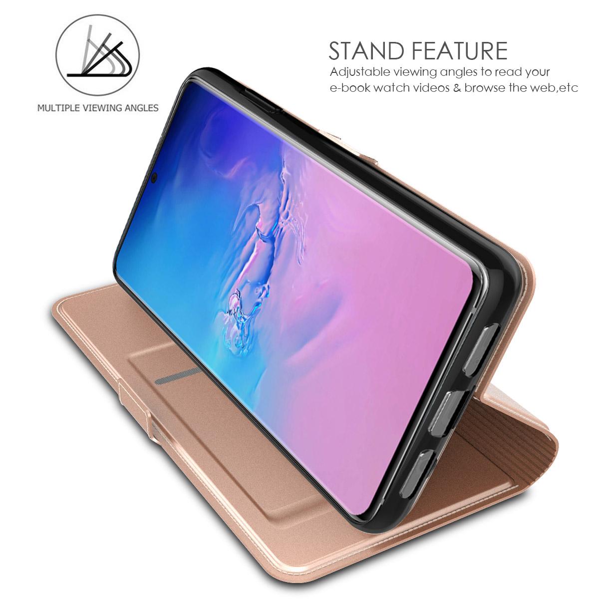 Slim Card Wallet Galaxy S20 Ultra roséguld