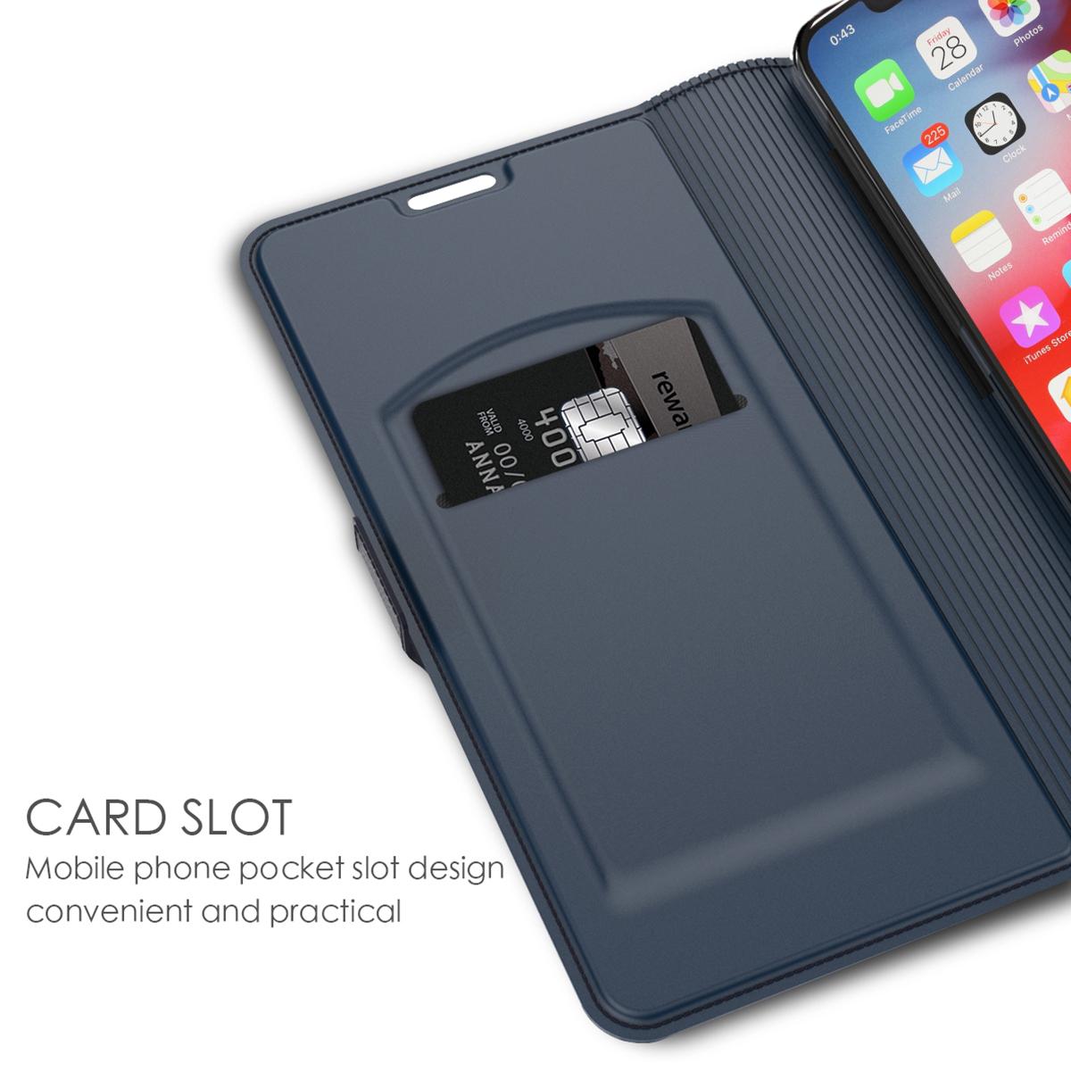 Slim Card Wallet iPhone 11 Pro Max blå