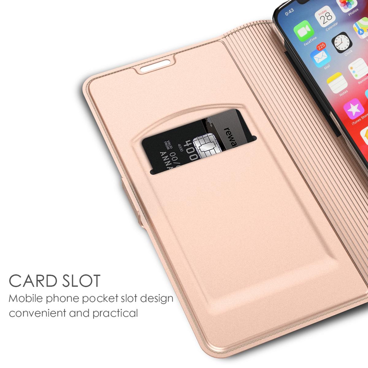 Slim Card Wallet iPhone 11 Pro Max roséguld