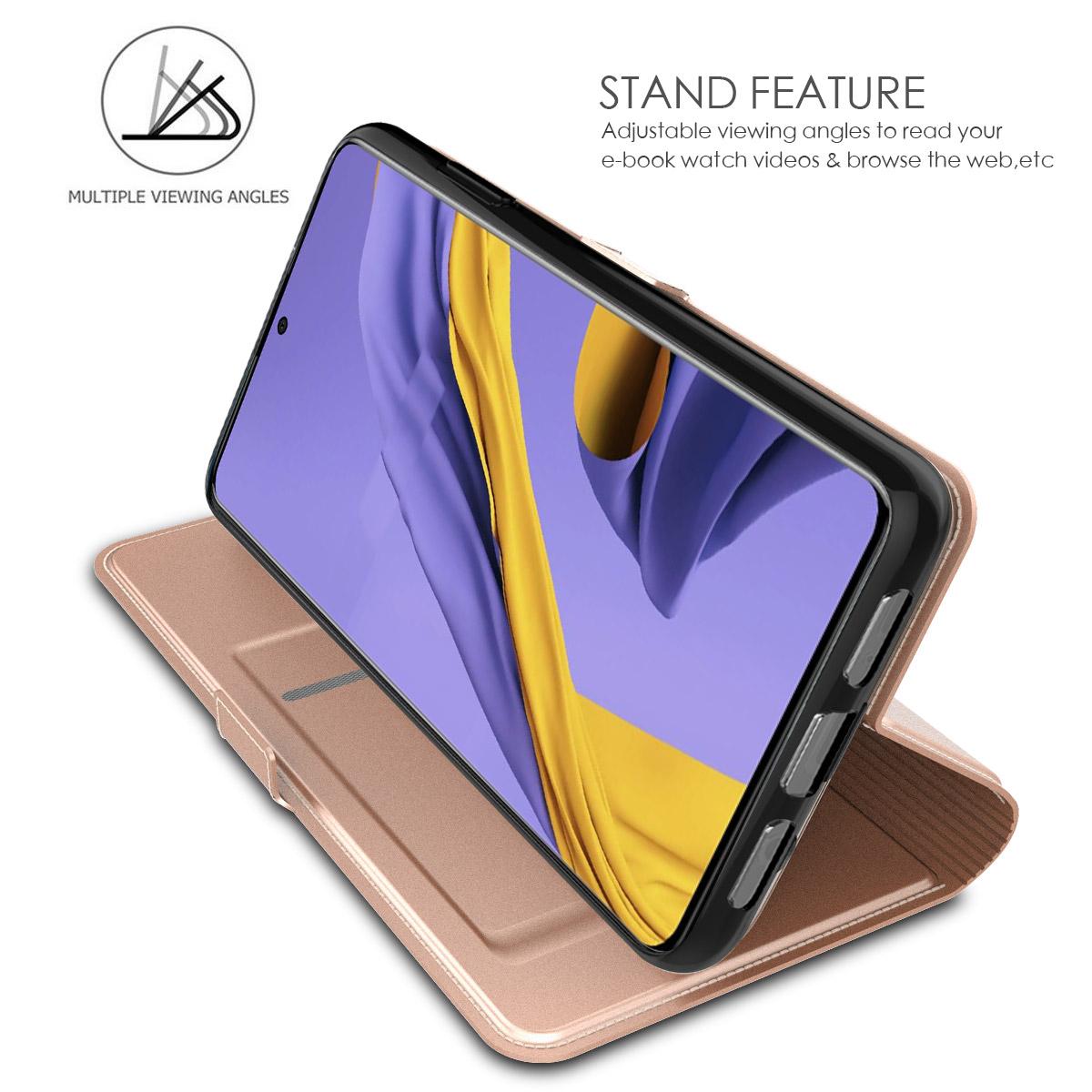 Slim Card Wallet Samsung Galaxy A51 roséguld