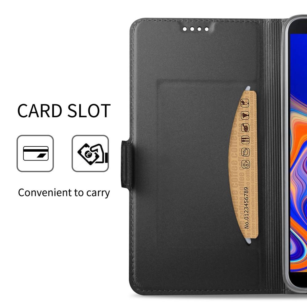 Slim Card Wallet Samsung Galaxy J4 Plus 2018 grå