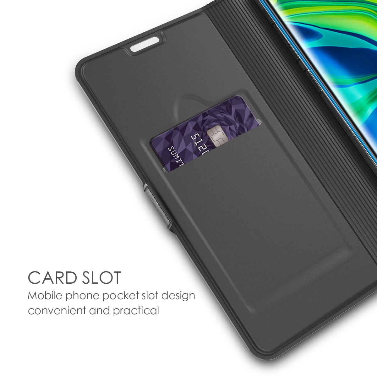 Slim Card Wallet Xiaomi Mi Note 10/10 Pro svart