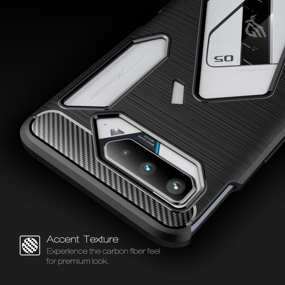 Asus ROG Phone 5 Skal TPU Brushed Svart