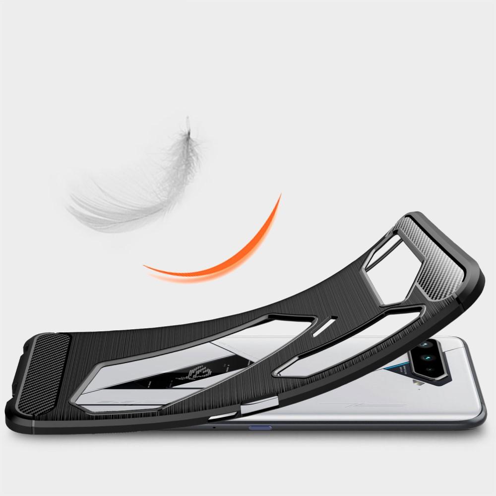 Asus ROG Phone 5 Skal TPU Brushed Svart