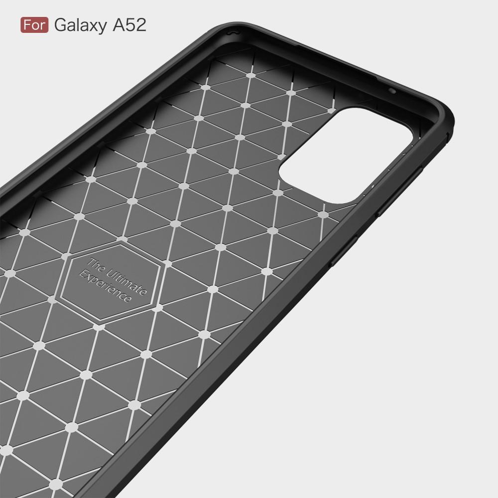 Samsung Galaxy A52 5G Skal TPU Brushed Svart