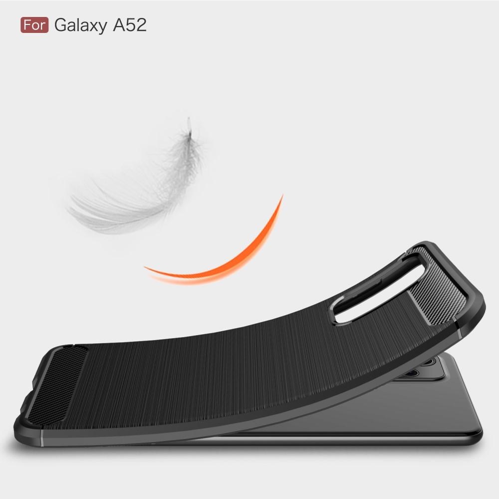 Samsung Galaxy A52 5G Skal TPU Brushed Svart