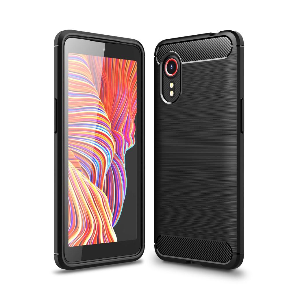Samsung Galaxy Xcover 5 Skal TPU Brushed Svart