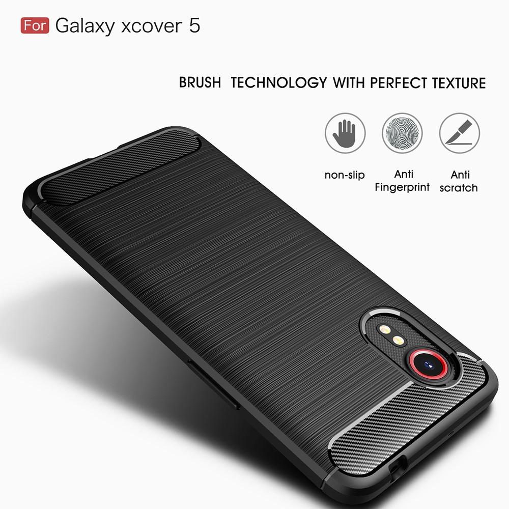 Samsung Galaxy Xcover 5 Skal TPU Brushed Svart