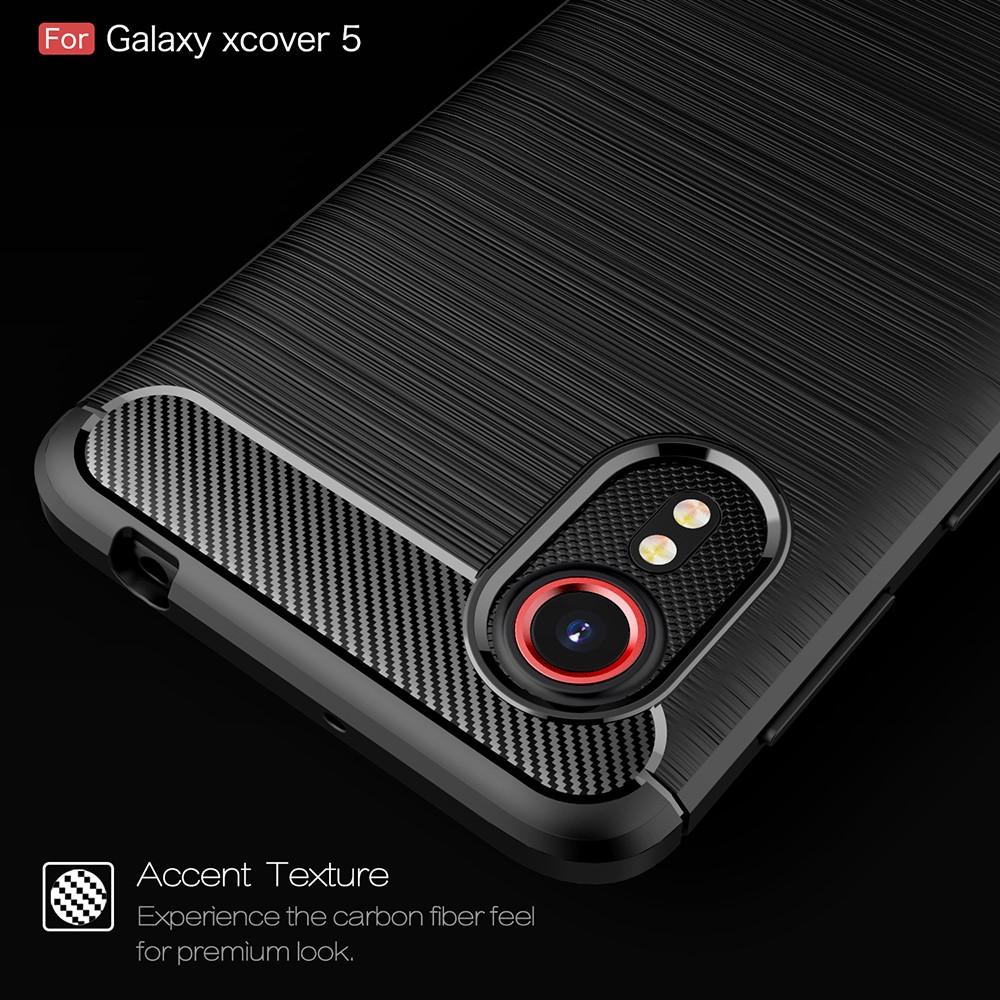 Samsung Galaxy Xcover 5 Skal TPU Brushed Svart