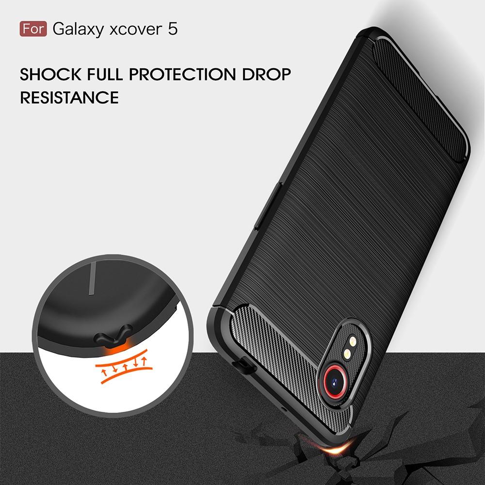 Brushed TPU Case Galaxy Xcover 5 Black