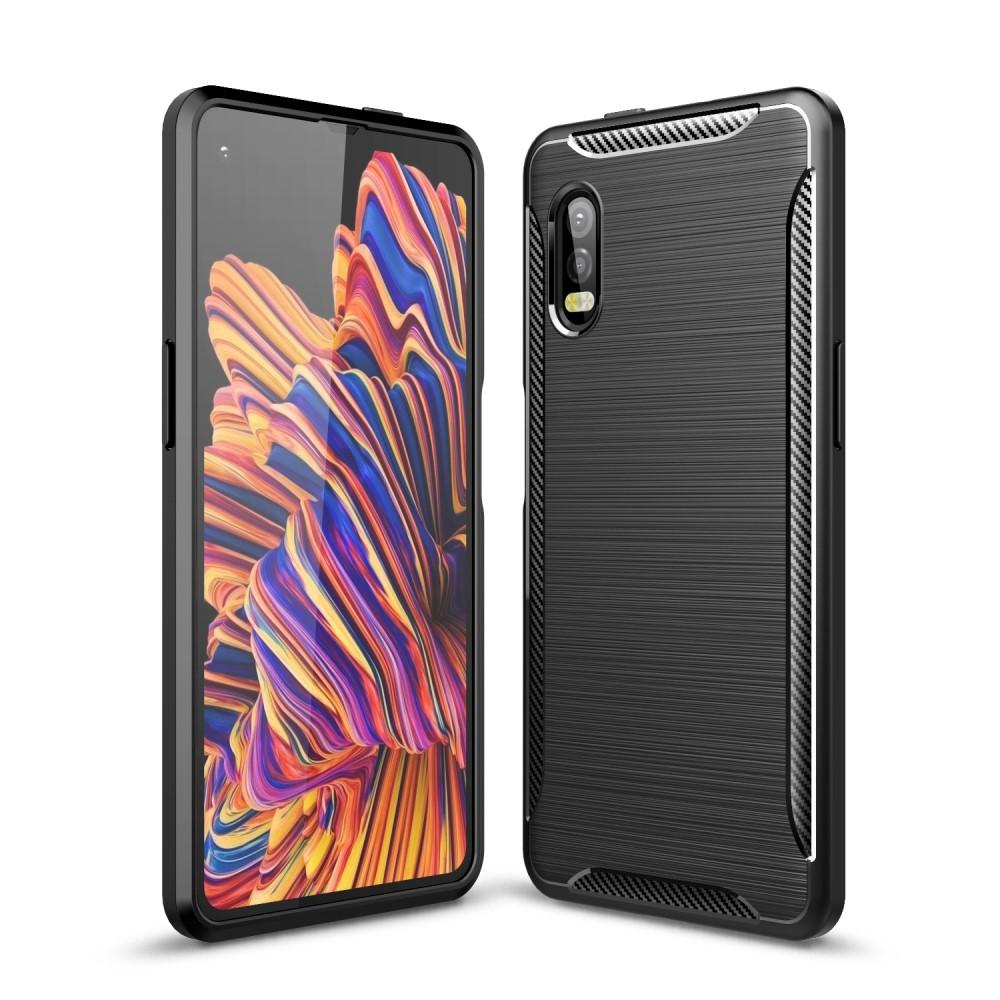 Samsung Galaxy Xcover Pro Skal TPU Brushed Svart