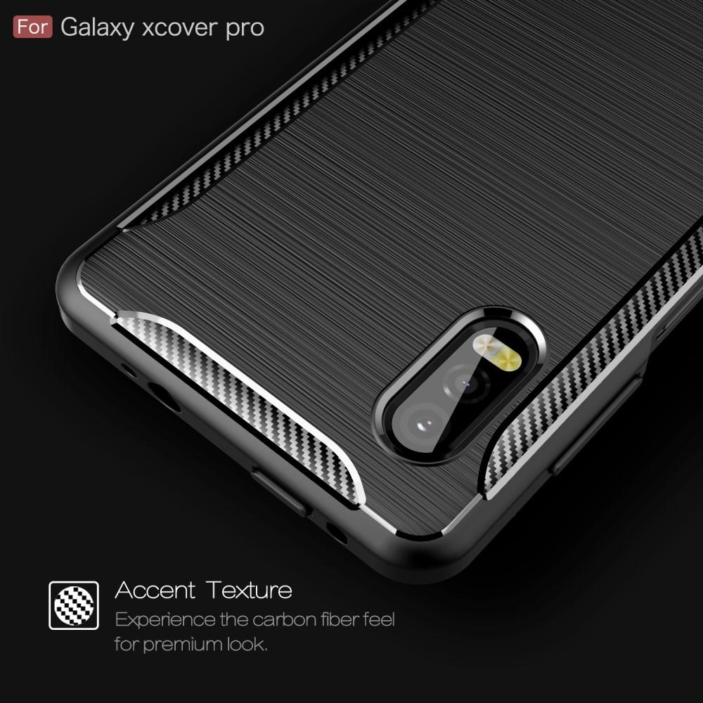 Samsung Galaxy Xcover Pro Skal TPU Brushed Svart