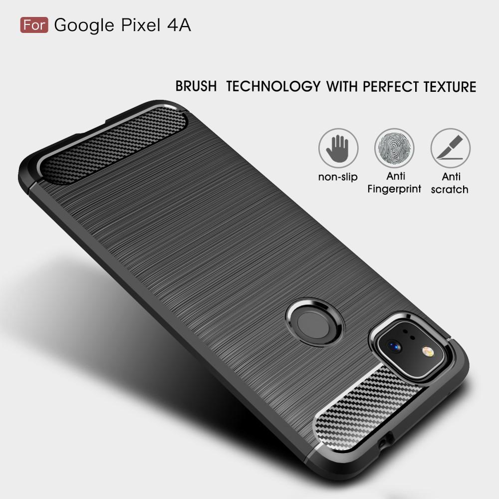 Google Pixel 4a Skal TPU Brushed Svart