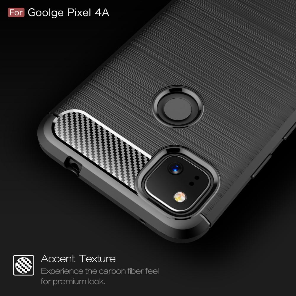 Google Pixel 4a Skal TPU Brushed Svart
