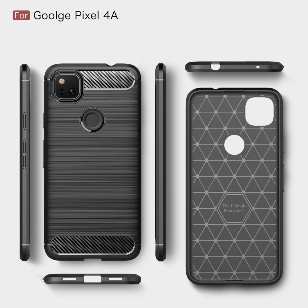 Google Pixel 4a Skal TPU Brushed Svart