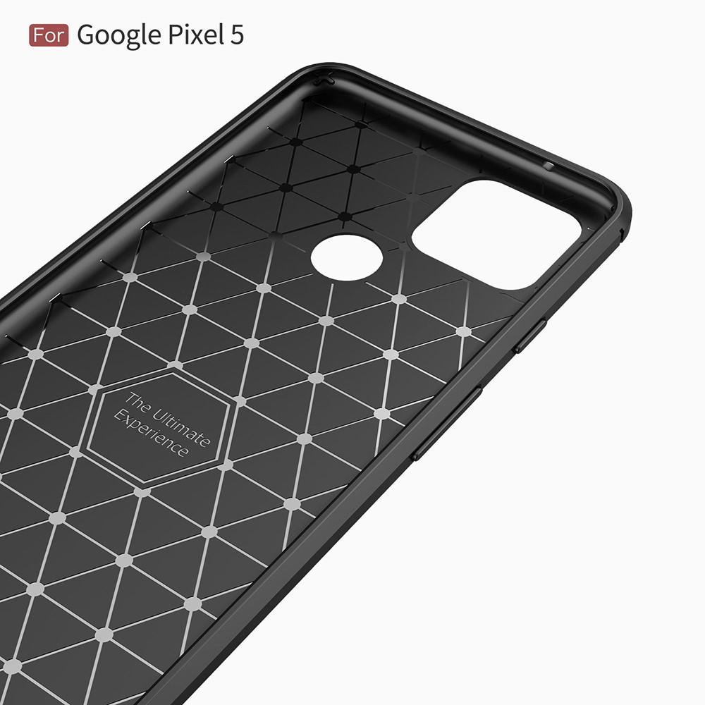 Google Pixel 5 Skal TPU Brushed Svart