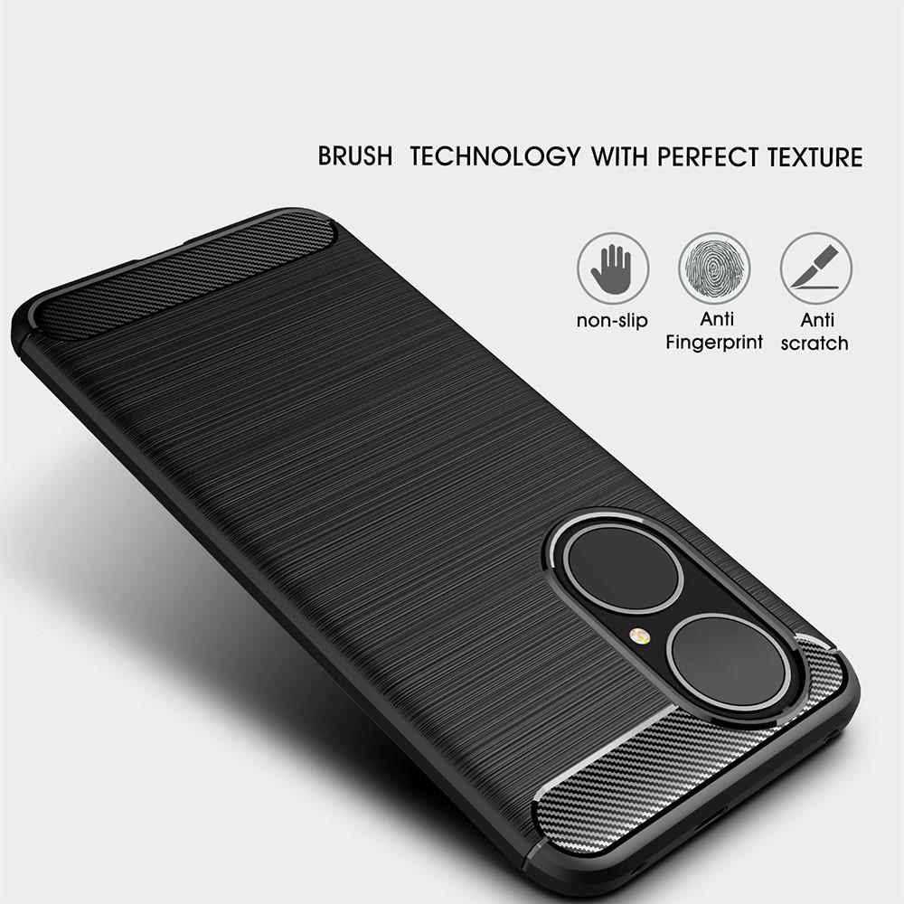 Huawei P50 Skal TPU Brushed Svart