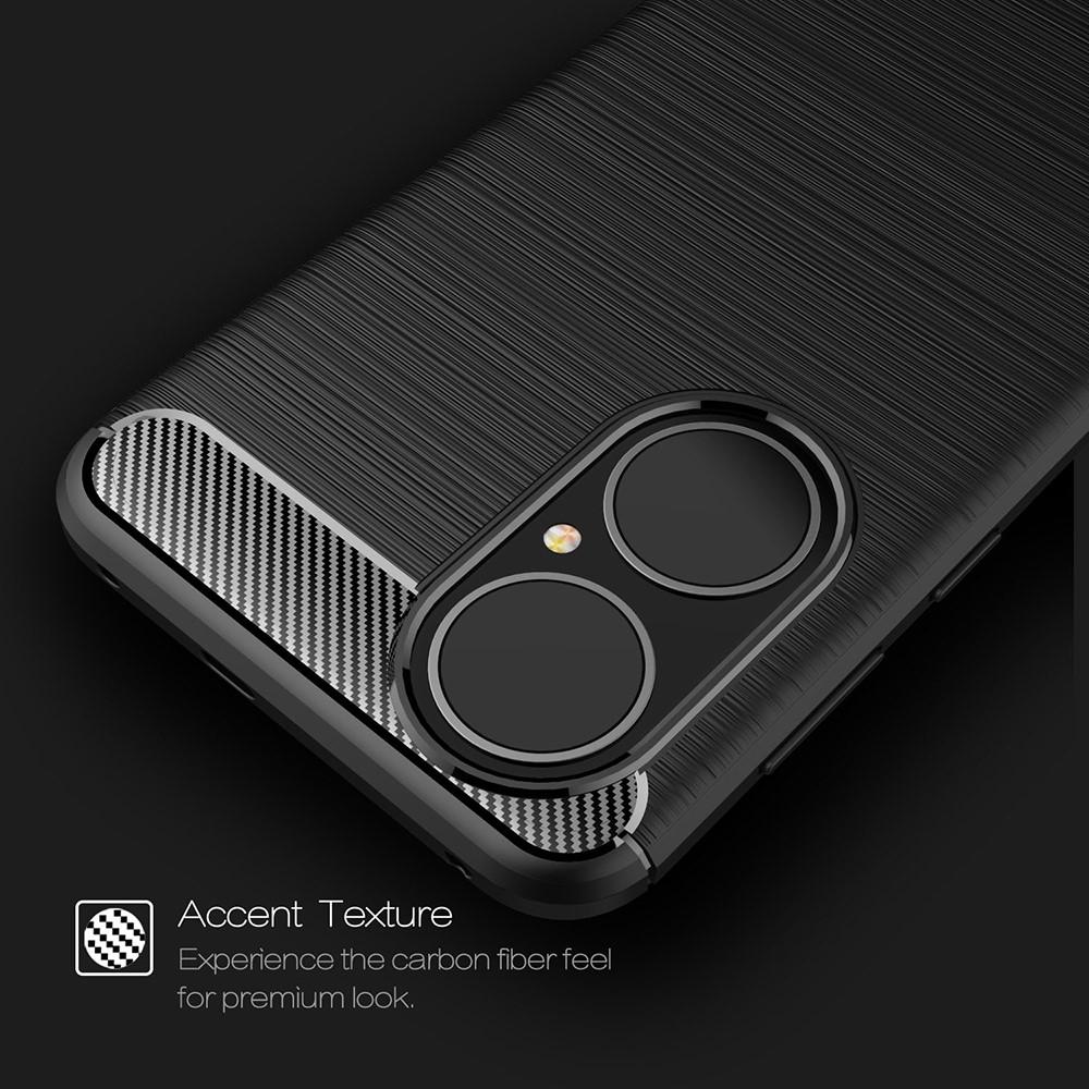 Huawei P50 Skal TPU Brushed Svart