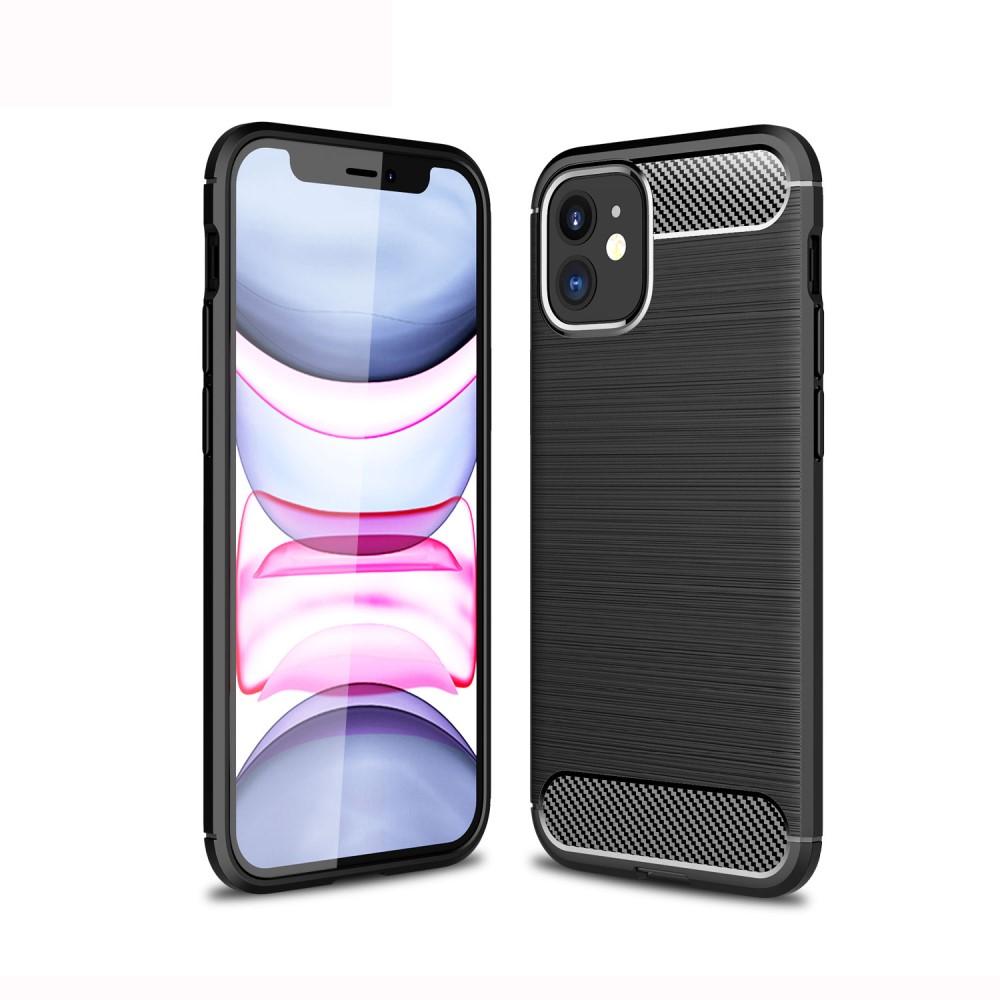 iPhone 12 Mini Skal TPU Brushed Svart