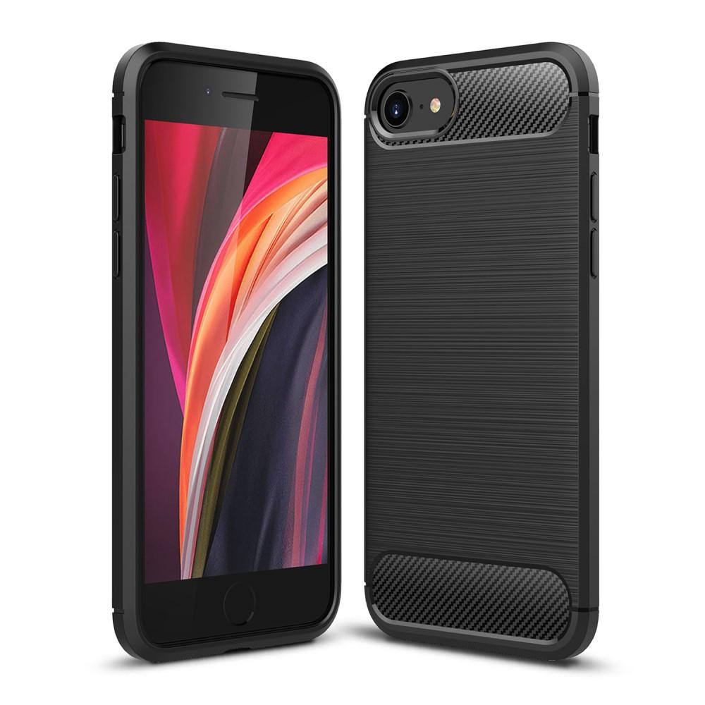 Brushed TPU Case iPhone 7/8/SE 2020 black