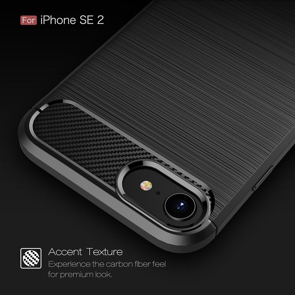 iPhone SE 2022 Skal TPU Brushed Svart