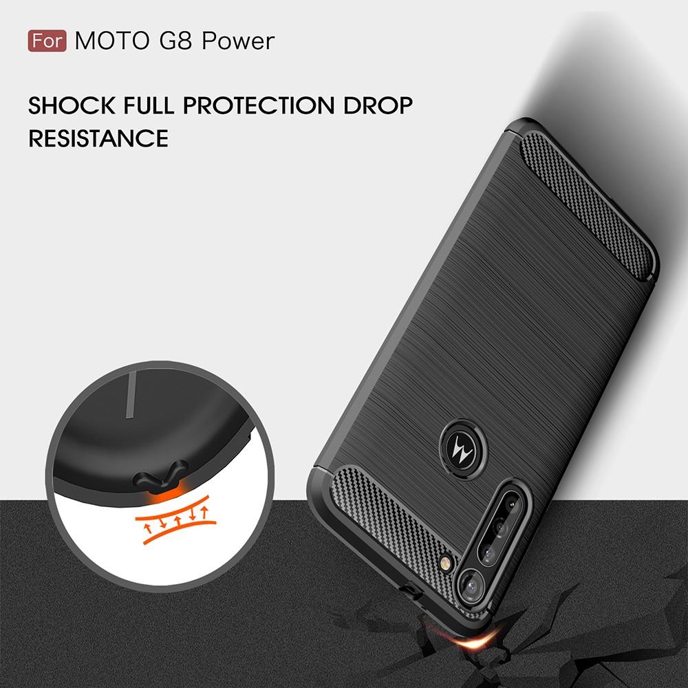Brushed TPU Case Moto G8 Power Black