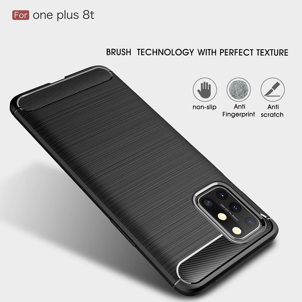  OnePlus 8T Skal TPU Brushed Svart