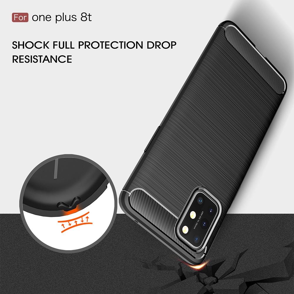  OnePlus 8T Skal TPU Brushed Svart