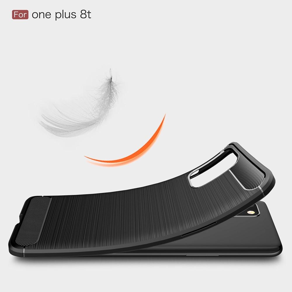  OnePlus 8T Skal TPU Brushed Svart