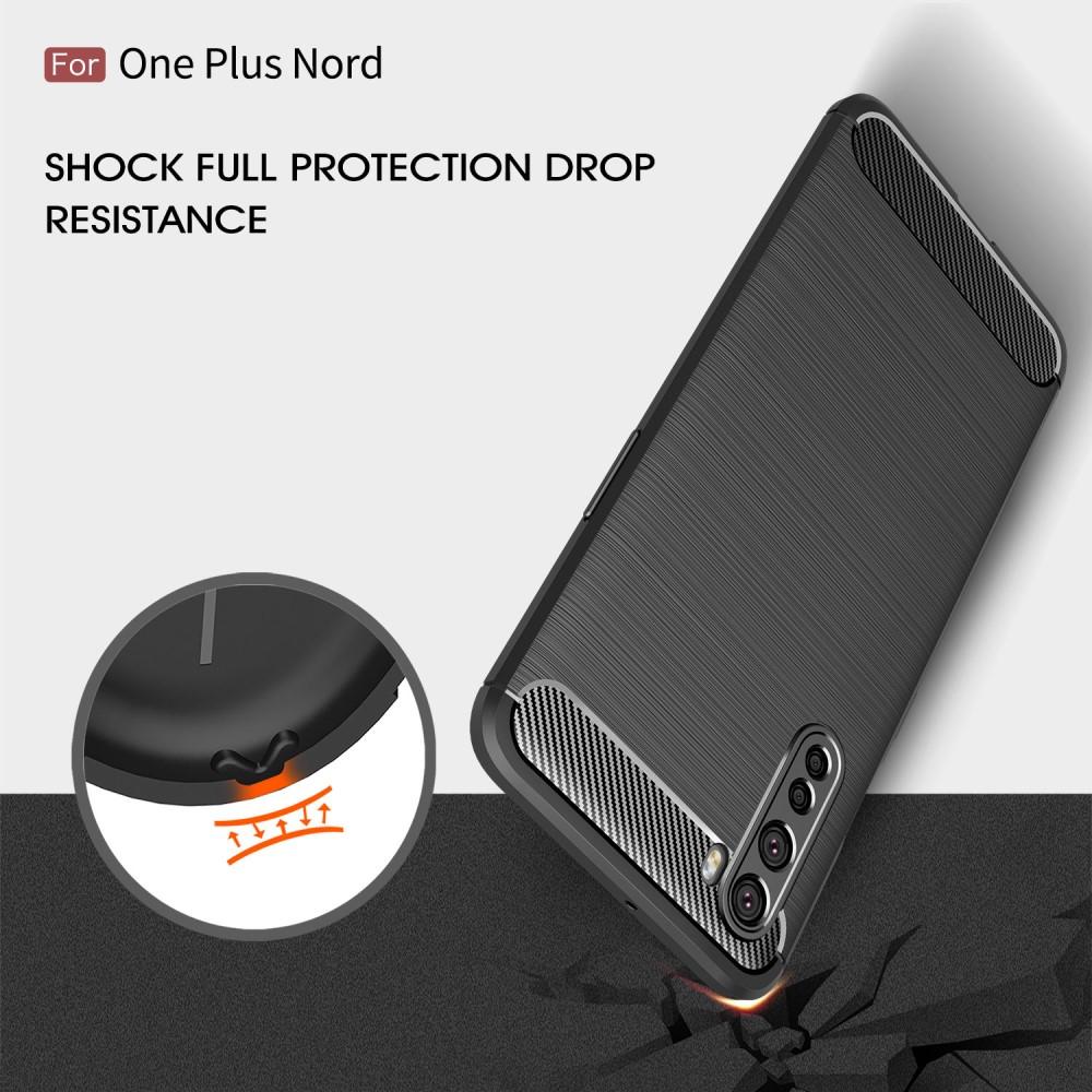  OnePlus Nord Skal TPU Brushed Svart