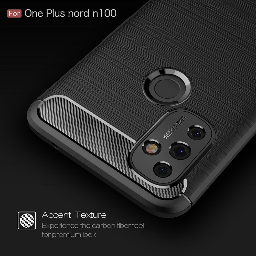  OnePlus Nord N100 Skal TPU Brushed Svart