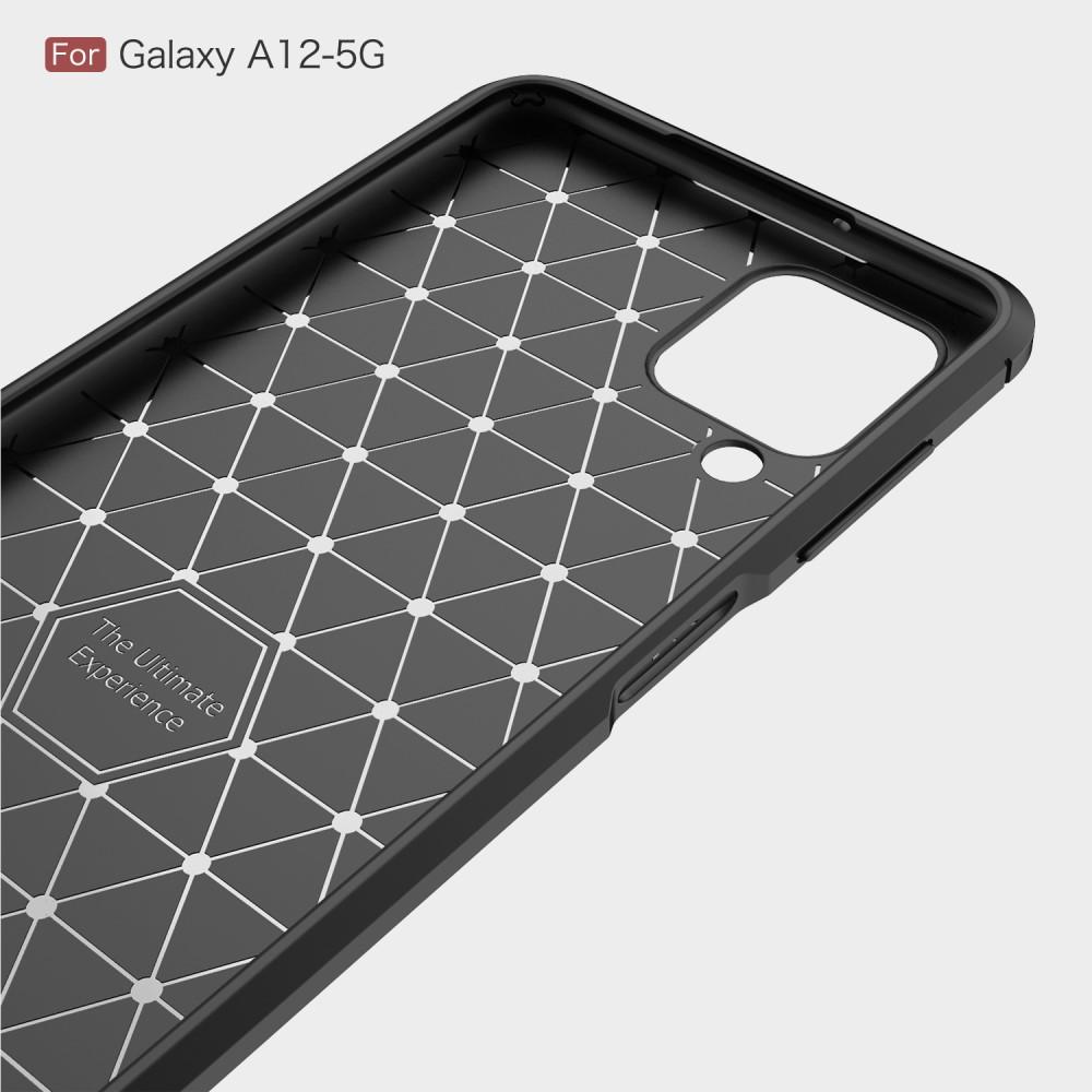Brushed TPU Case Samsung Galaxy A12 Black